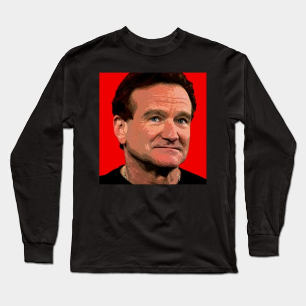 robin williams Long Sleeve T-Shirt by oryan80